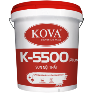 Sơn Nội Thất Cao Cấp K-5500 Plus ( Mờ/ Bóng mờ/ Bán bóng)